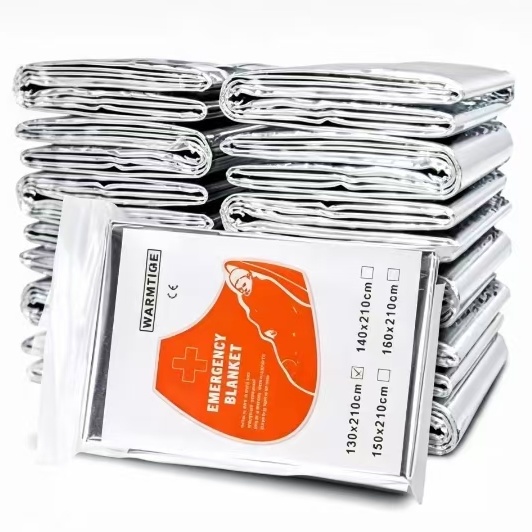 Emergency Mylar Tent - Manta térmica de emergência Mylar, manta